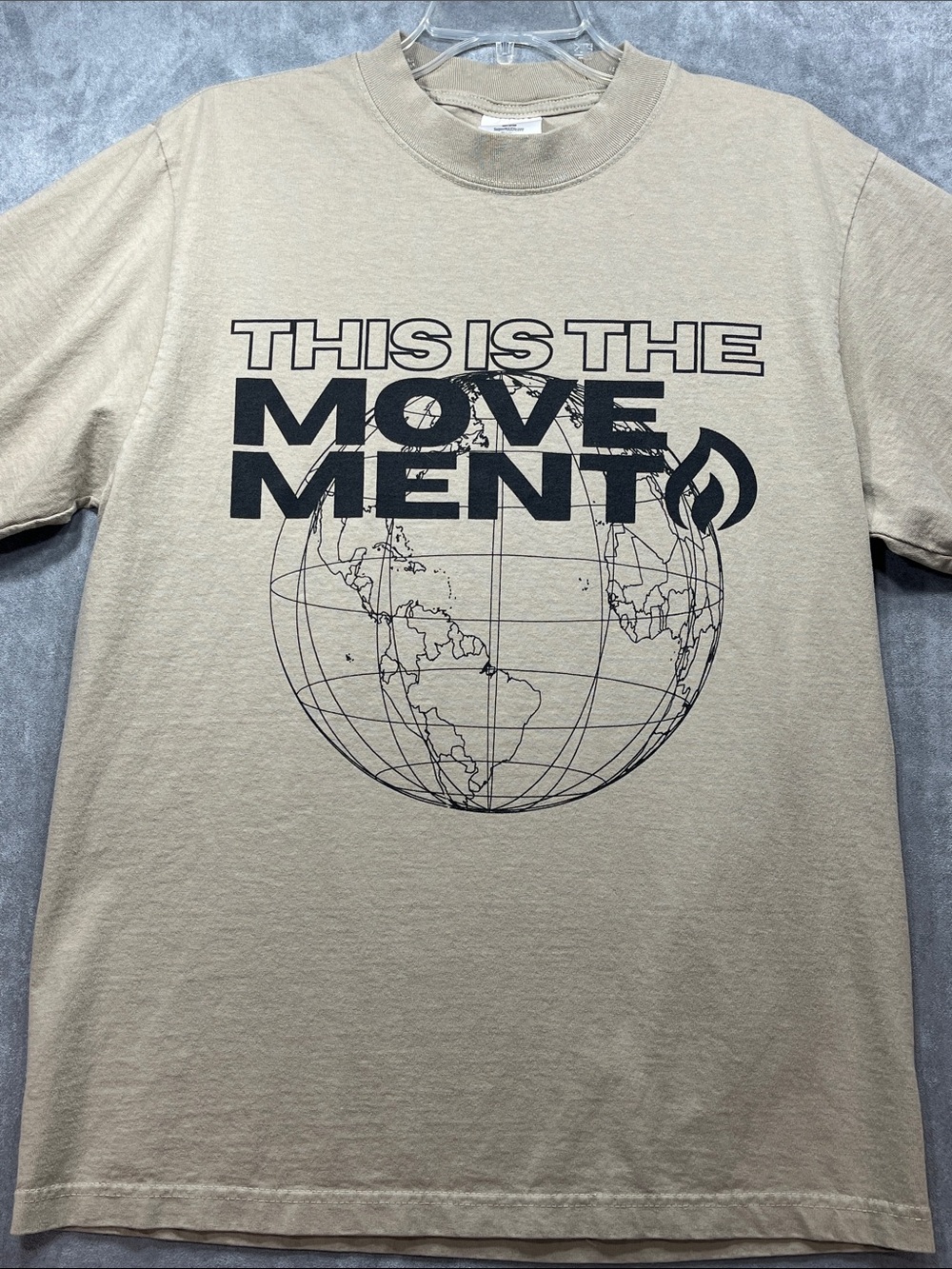 Shaka Wear This Is The Movement Globe Heavyweight Graphic Tee Men's M